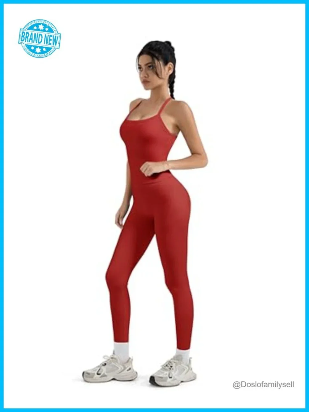 Compression Workout Leggings Set Halter Top Pockets